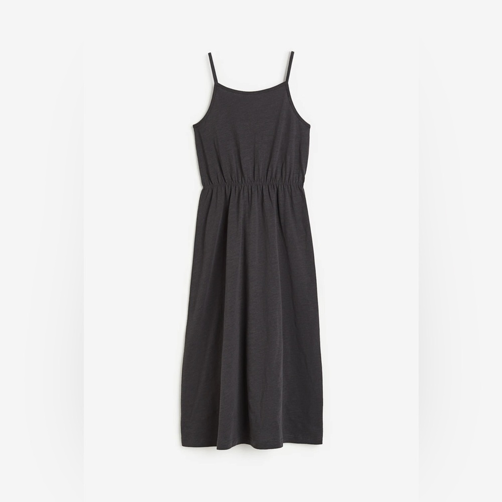 GAP Charcoal Gray Sleeveless Comfy Relaxed Fit Maxi Dress Women’s Size Small